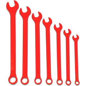 Williams® 7 Piece 3/8mm to 3/4mm 12-Point Combination Ratcheting Wrench Set Red JHWWS1170RSC