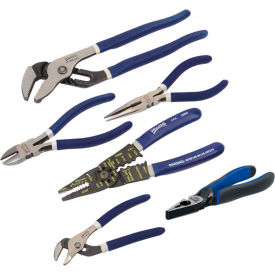 Williams® 6 Piece General Service Pliers Set with Double Dipped Plastic Handle JHWPLS-6A