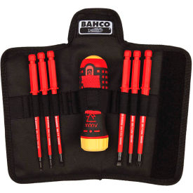 Bahco® 7 Piece Ratcheting Phillips & Slotted Screwdriver Set BAH808061