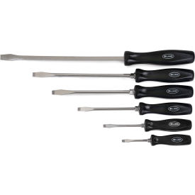 Williams® Endurogrip™ 6 Piece Keystone Slotted Screwdriver Set Round Shank JHW100P-6SD