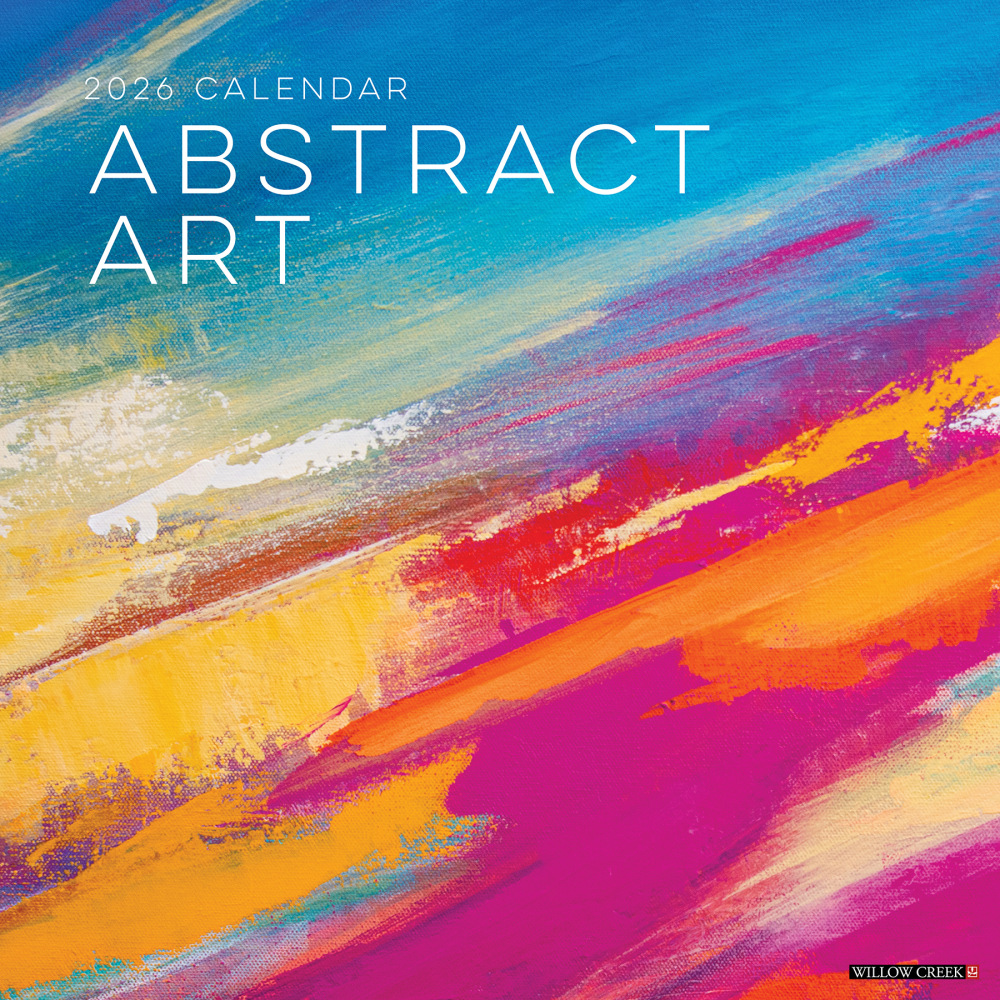 2026 Willow Creek Press Art & Design Monthly Wall Calendar, 12in x 12in, Abstract Art, January To December, 49778 MPN:49778