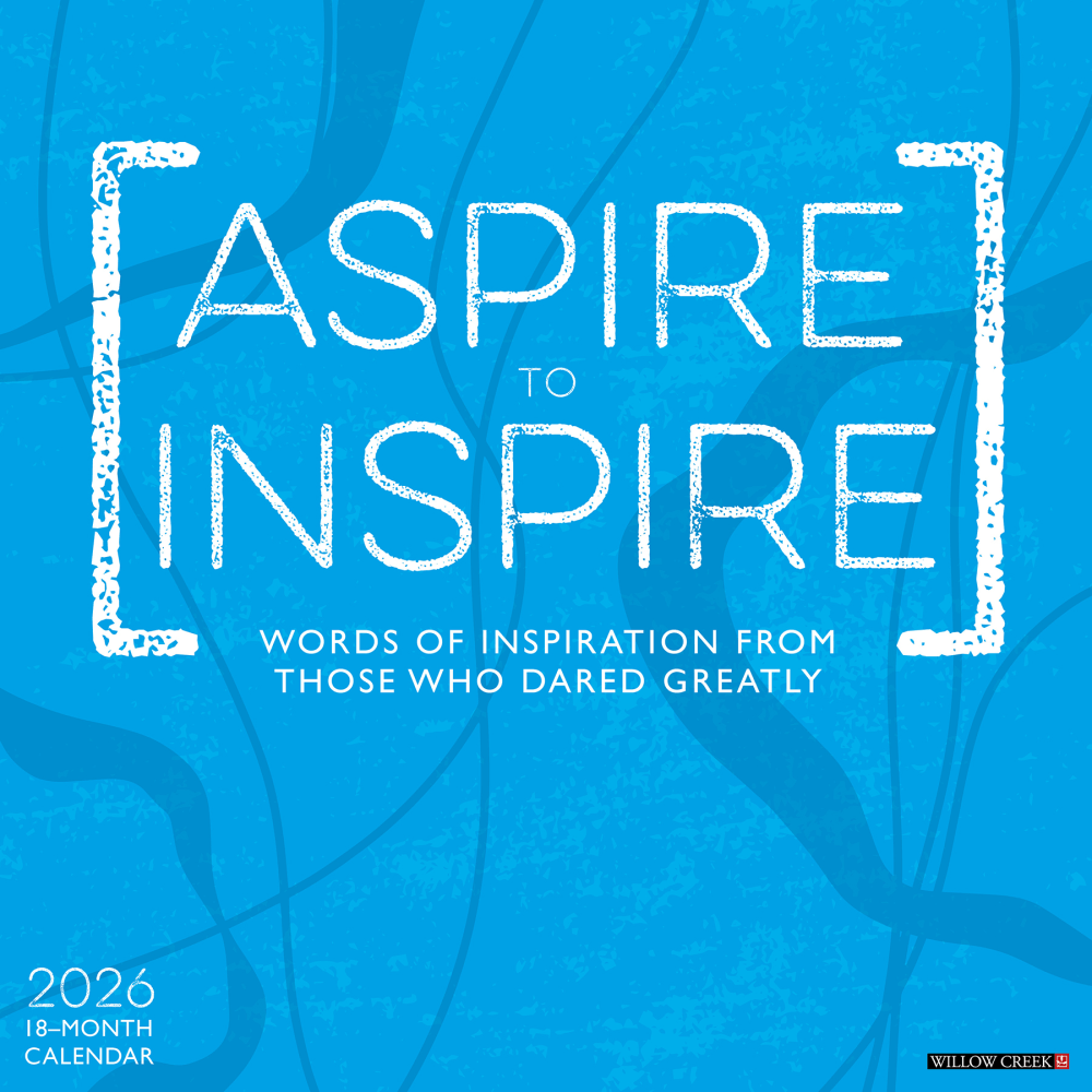 2026 Willow Creek Press Inspirational Monthly Wall Calendar, 12in x 12in, Aspire to Inspire, January To December, 49945 MPN:49945