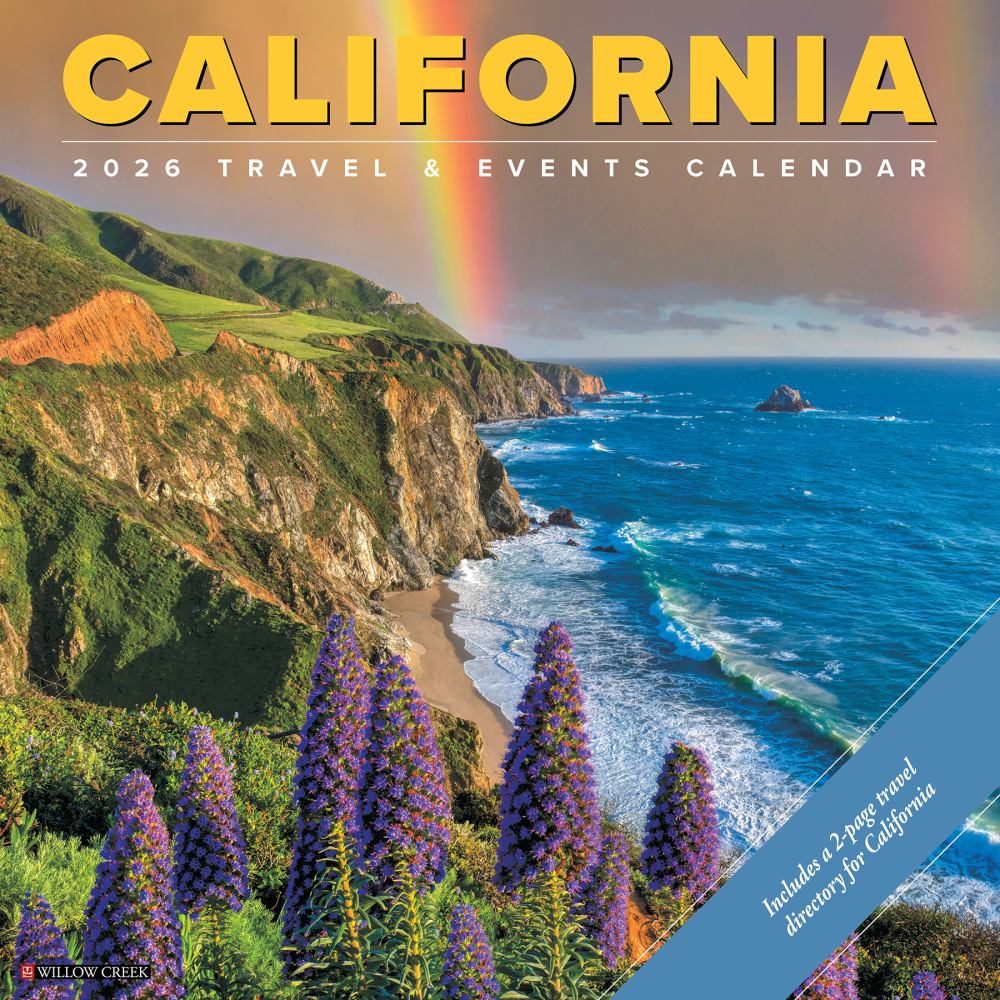 2026 Willow Creek Press Art & Design Monthly Wall Calendar, 12in x 12in, California, January To December, 50491 MPN:50491