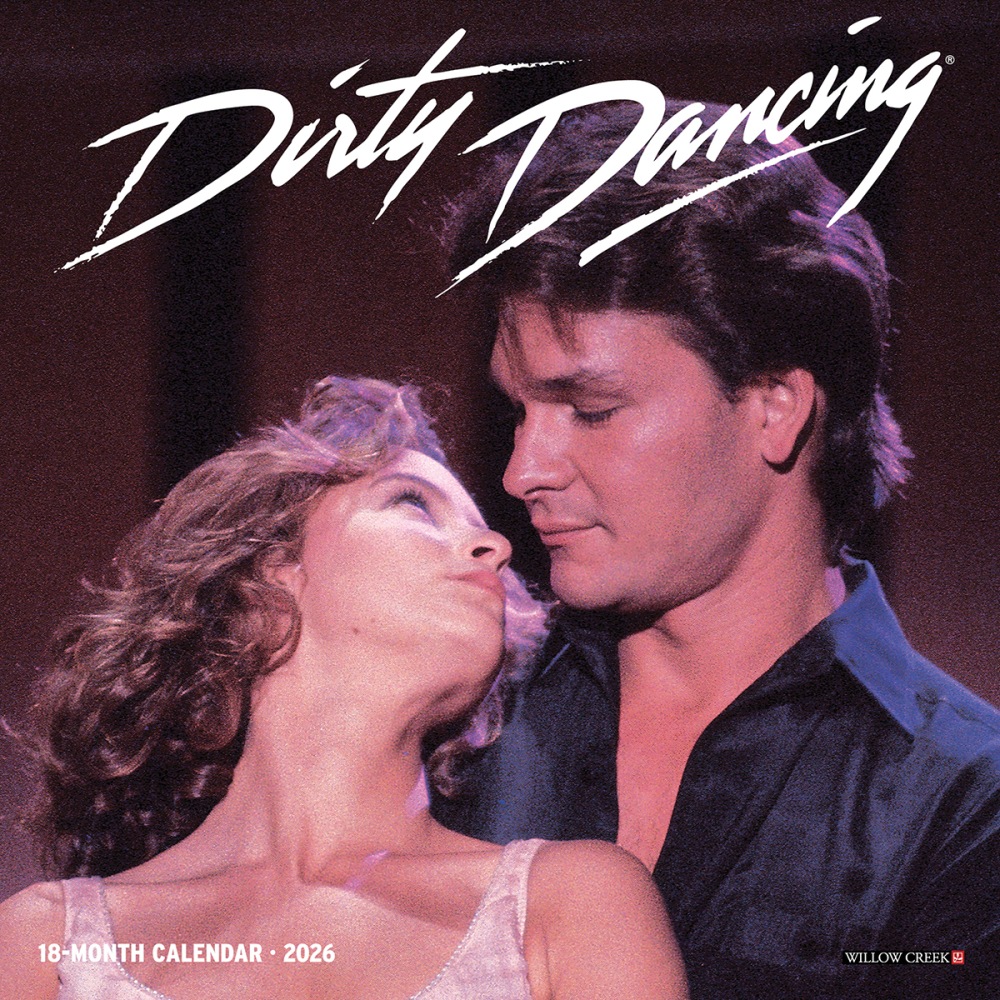 2026 Willow Creek Press Monthly Mini Wall Calendar, 7in x 7in, Dirty Dancing, January To December, 53553 MPN:53553