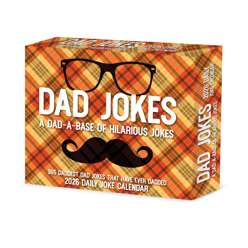 2026 Willow Creek Press Page-A-Day Daily Desk Calendar, 6-1/4in x 5-1/2in, Dad Jokes, January To December, 54109 MPN:54109