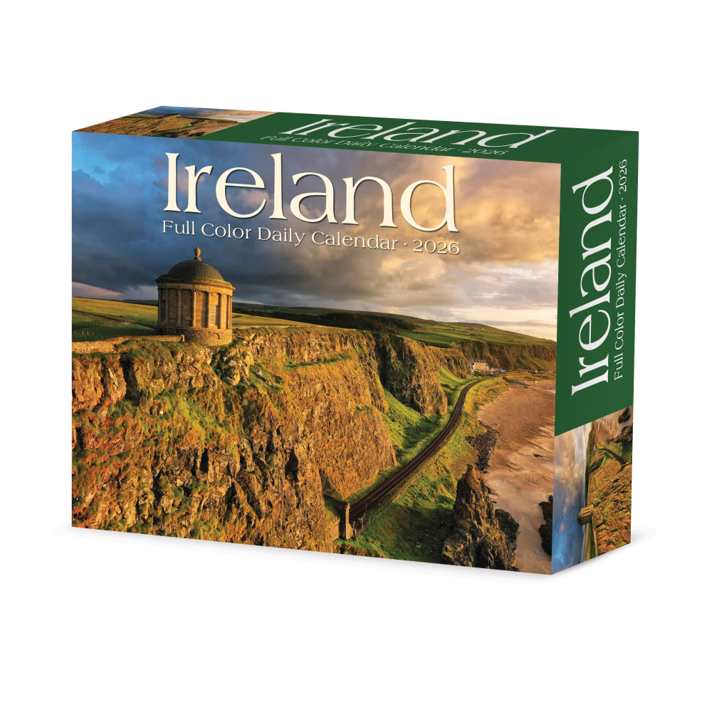 2026 Willow Creek Press Page-A-Day Daily Desk Calendar, 6-1/4in x 5-1/2in, Ireland, January To December, 54239 MPN:54239