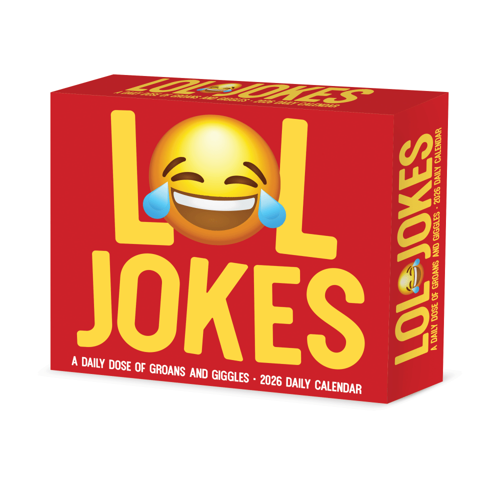 2026 Willow Creek Press Page-A-Day Daily Desk Calendar, 6-1/4in x 5-1/2in, LOL Jokes, January To December, 54284 MPN:54284