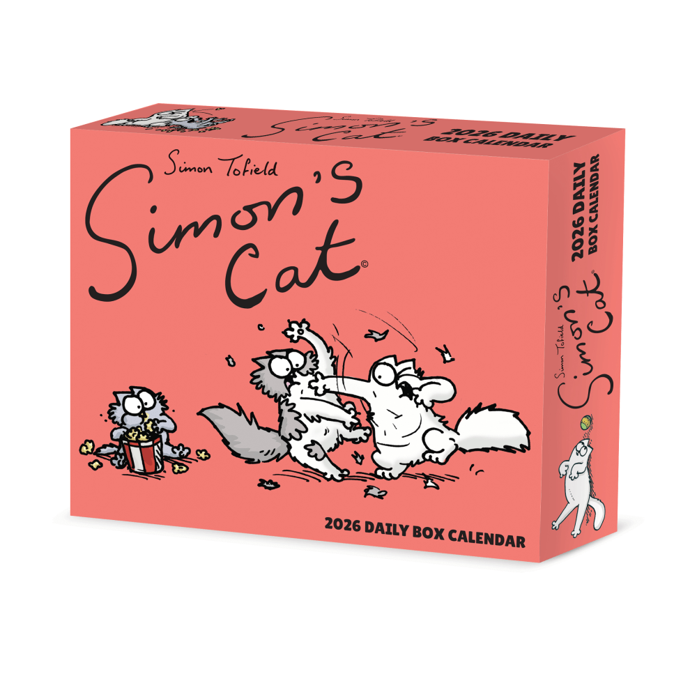 2026 Willow Creek Press Page-A-Day Daily Desk Calendar, 6-1/4in x 5-1/2in, Simons Cat, January To December, 54413 MPN:54413