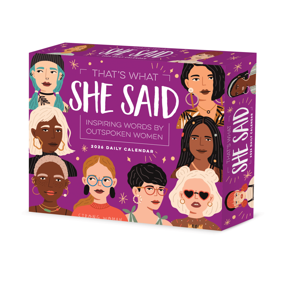 2026 Willow Creek Press Page-A-Day Daily Desk Calendar, 6-1/4in x 5-1/2in, Thats What She Said, January To December, 54437 MPN:54437