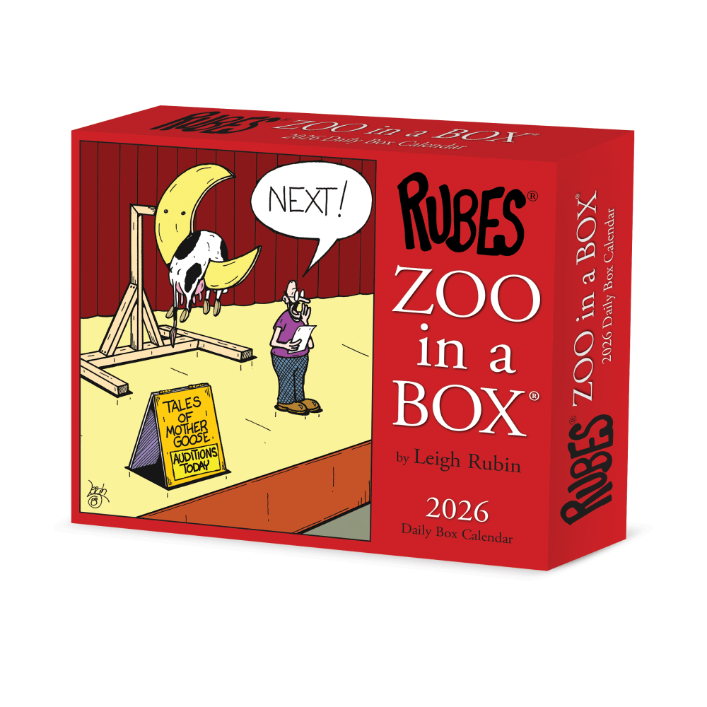 2026 Willow Creek Press Page-A-Day Daily Desk Calendar, 6-1/4in x 5-1/2in, Zoo In A Box, January To December, 54543 MPN:54543