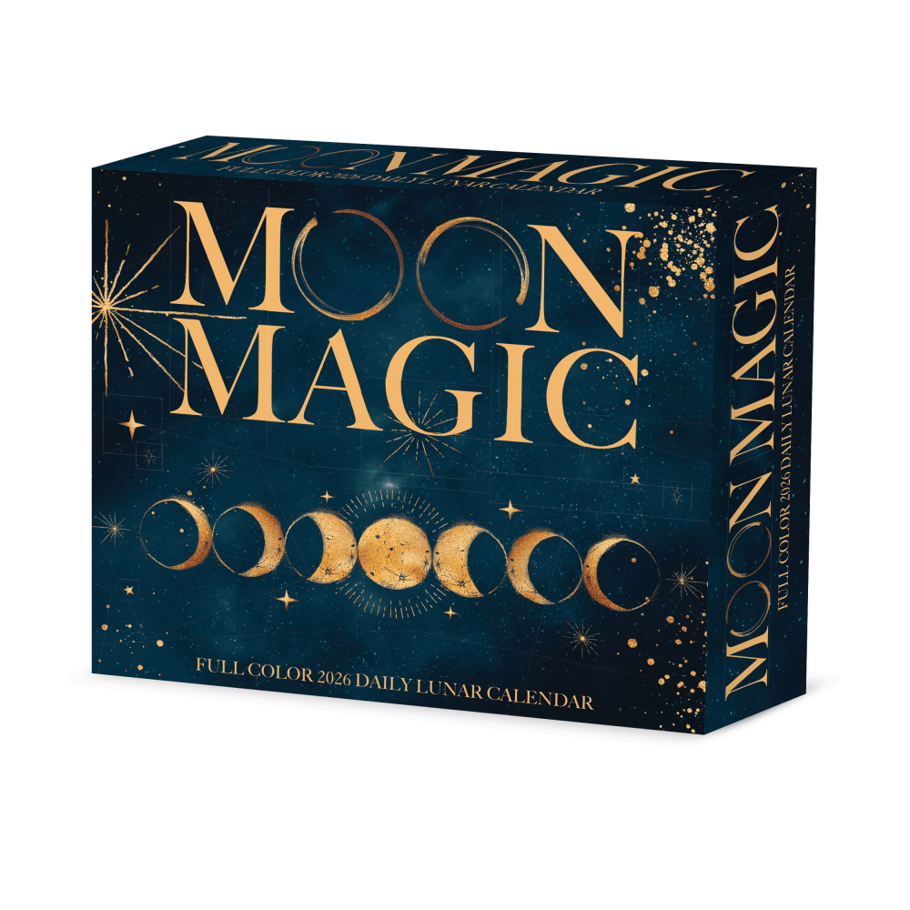 2026 Willow Creek Press Page-A-Day Daily Desk Calendar, 6-1/4in x 5-1/2in, Moon Magic, January To December, 55205 MPN:55205