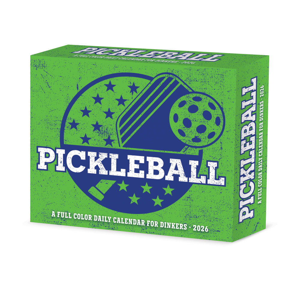 2026 Willow Creek Press Page-A-Day Daily Desk Calendar, 6-1/4in x 5-1/2in, Pickleball, January To December, 55212 MPN:55212