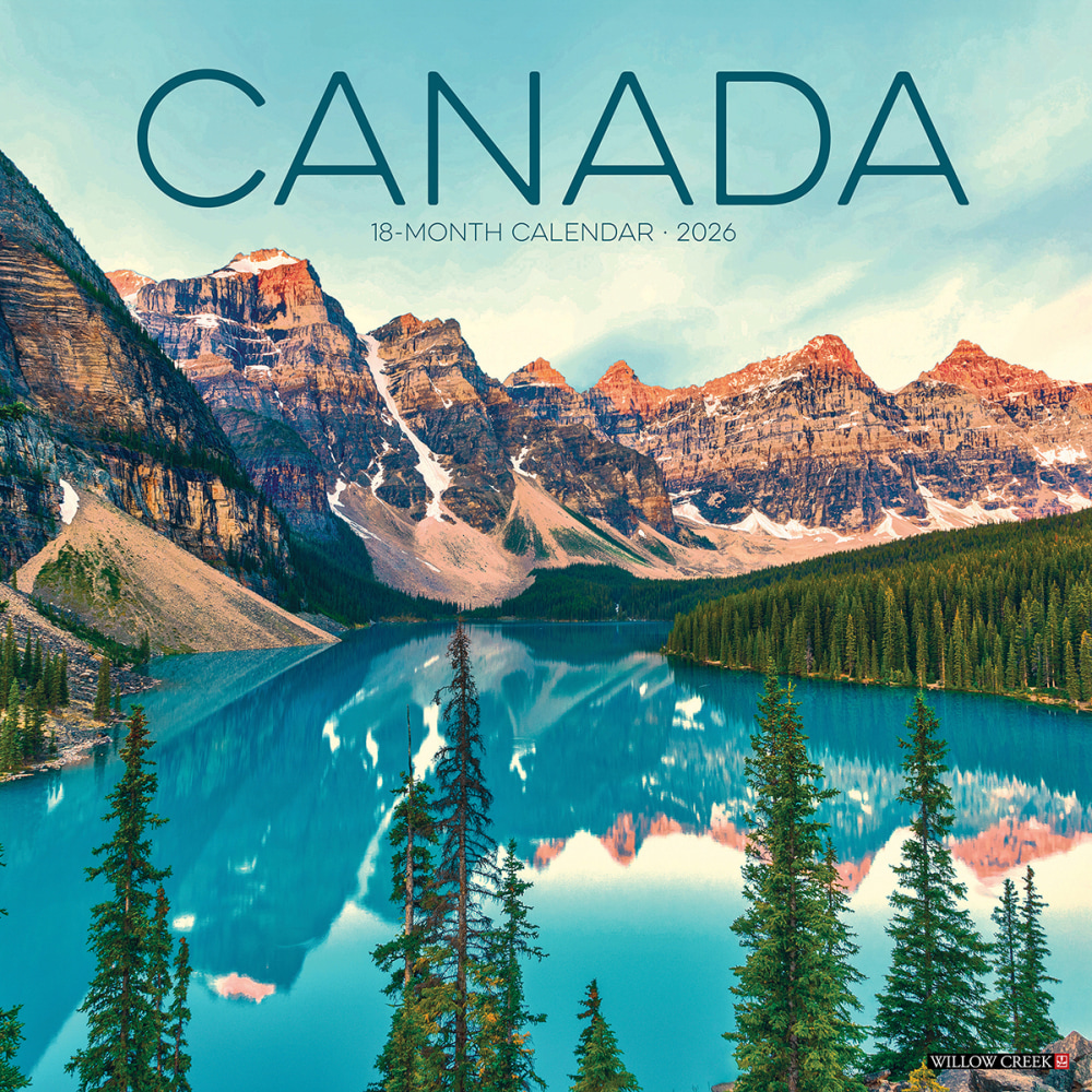 2026 Willow Creek Press Art & Design Monthly Wall Calendar, 12in x 12in, Canada, January To December, 55694 MPN:55694
