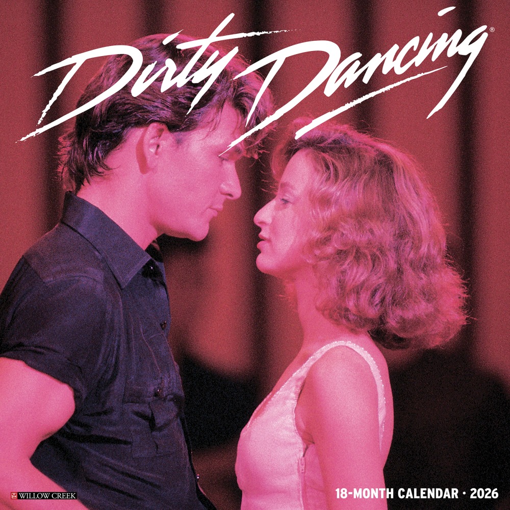 2026 Willow Creek Press Art & Design Monthly Wall Calendar, 12in x 12in, Dirty Dancing, January To December, 50972 MPN:9781549250972