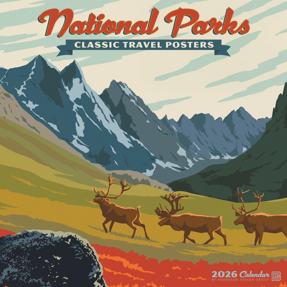 2026 Willow Creek Press Scenic Monthly Wall Calendar, 12in x 12in, National Parks (ADG), January To December, 52136 MPN:9781549252136