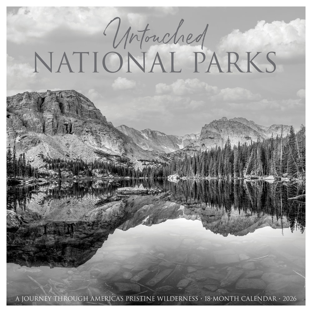 2026 Willow Creek Press Scenic Monthly Wall Calendar, 12in x 12in, Untouched National Parks, January To December, 56349 MPN:9781549256349