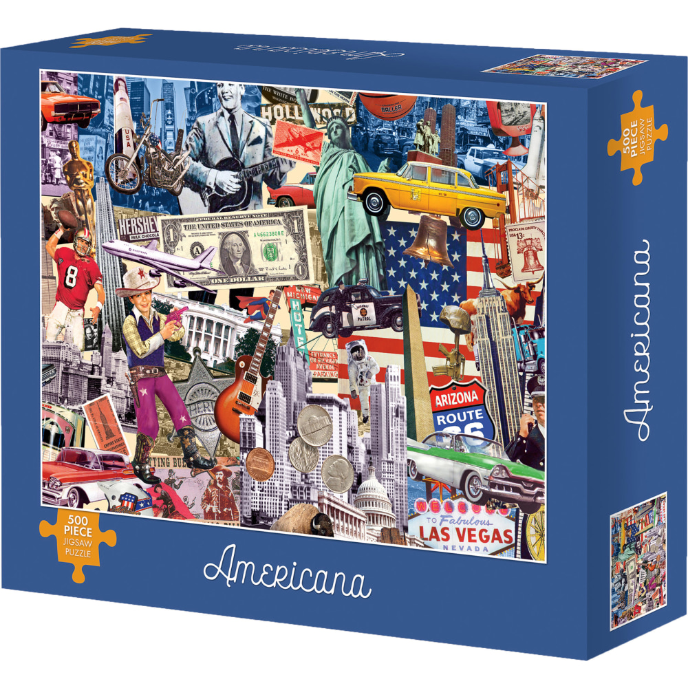 Willow Creek Press 500-Piece Puzzle, Americana MPN:48871
