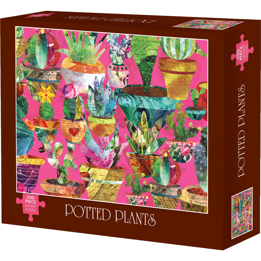 Willow Creek Press 500-Piece Puzzle, Potted Plants MPN:49014
