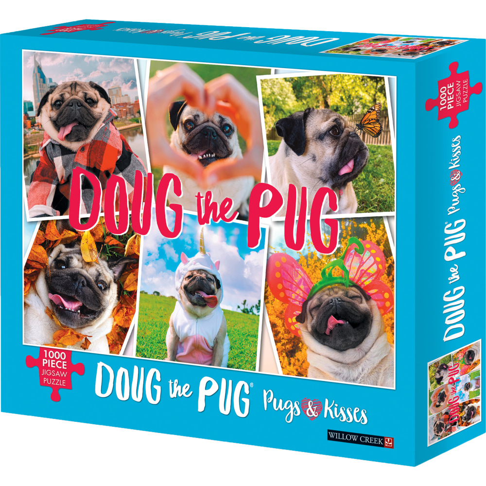 Willow Creek Press 1, 000-Piece Puzzle, Doug the Pug MPN:49168