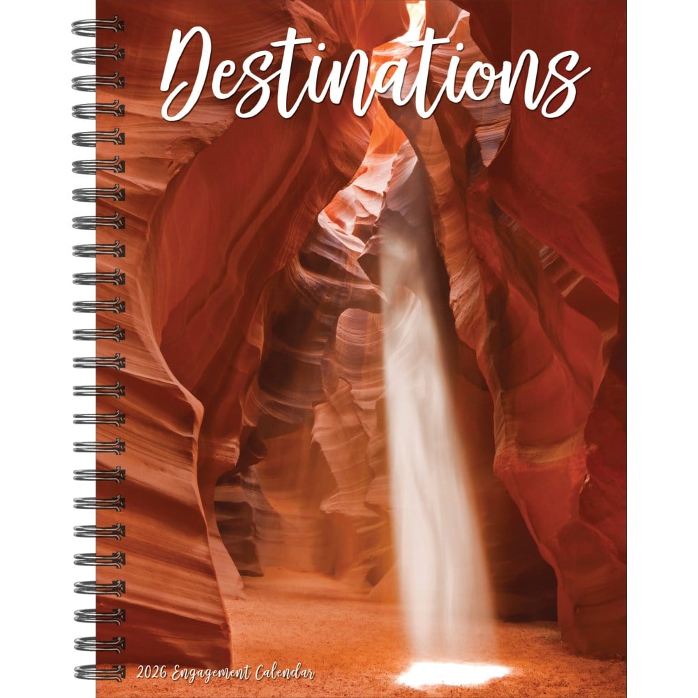 2026 Willow Creek Press Weekly Engagement Calendar, 6-1/2in x 8-1/2in, Explore The World, January To December, 54628 MPN:54628