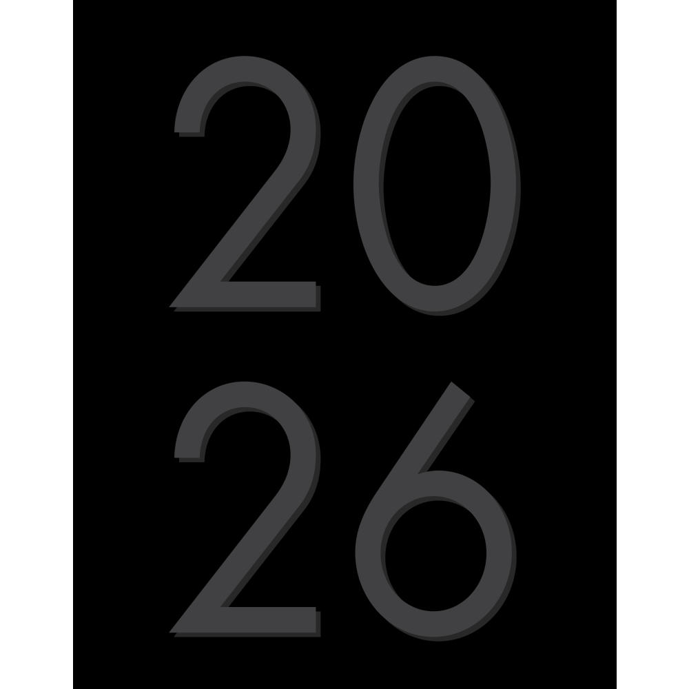 2026 Willow Creek Press Monthly Booklet Planner, 7-1/2in x 9-1/2in, Basic Black, January To December, 57032 MPN:57032