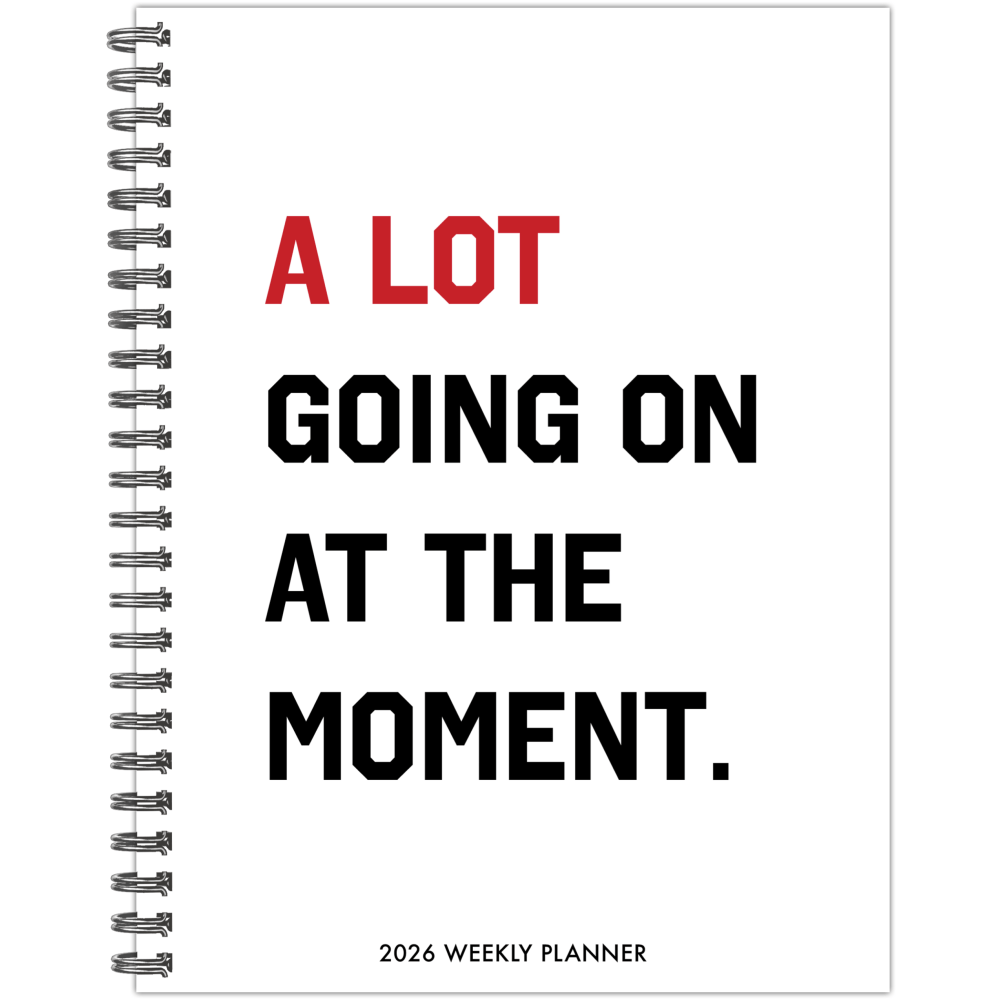 2026 Willow Creek Press Softcover Weekly/Monthly Planner, 6-1/2in x 8-1/2in, A Lot Going On, January To December, 57513 MPN:57513