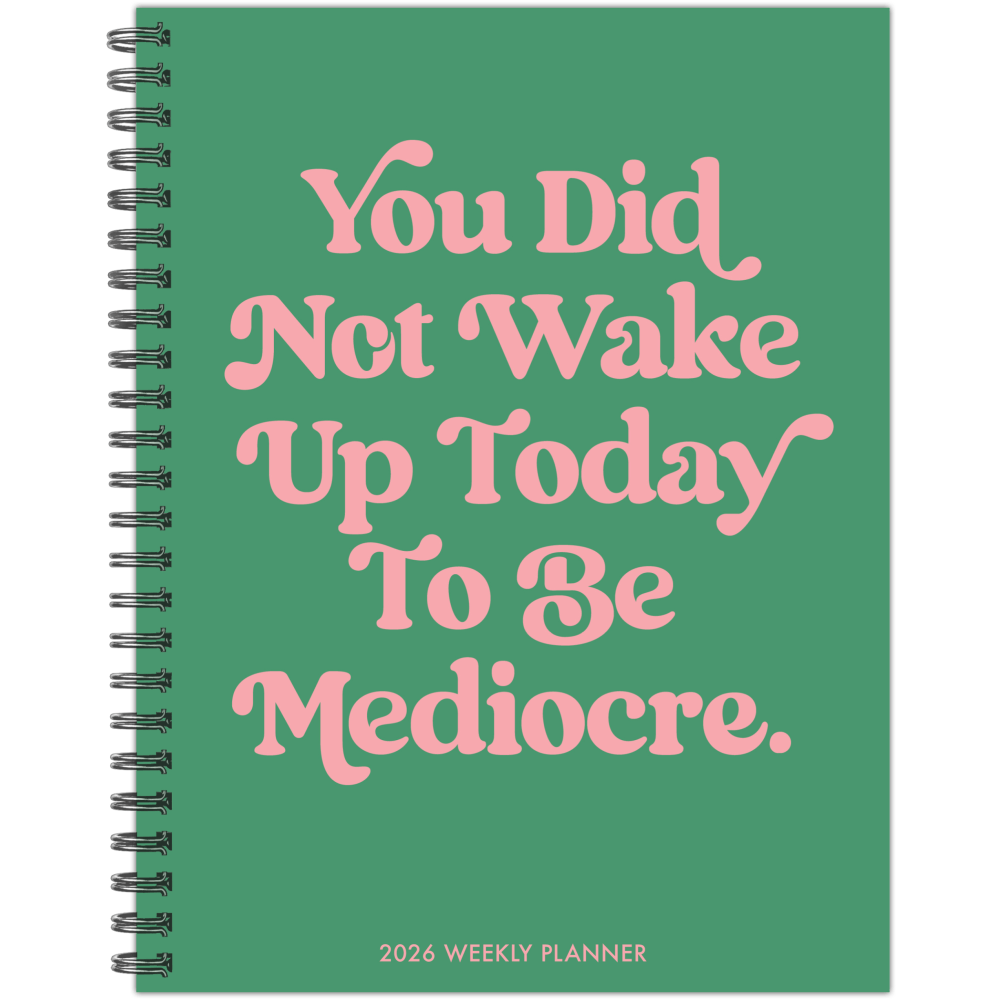 2026 Willow Creek Press Softcover Weekly/Monthly Planner, 6-1/2in x 8-1/2in, Mediocre, January To December, 57544 MPN:57544