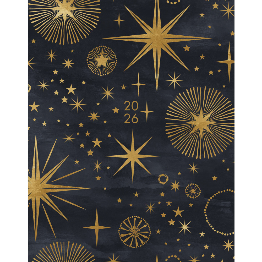 2026 Willow Creek Press Monthly Booklet Planner, 7-1/2in x 9-1/2in, Starry Night, January To December, 57582 MPN:57582