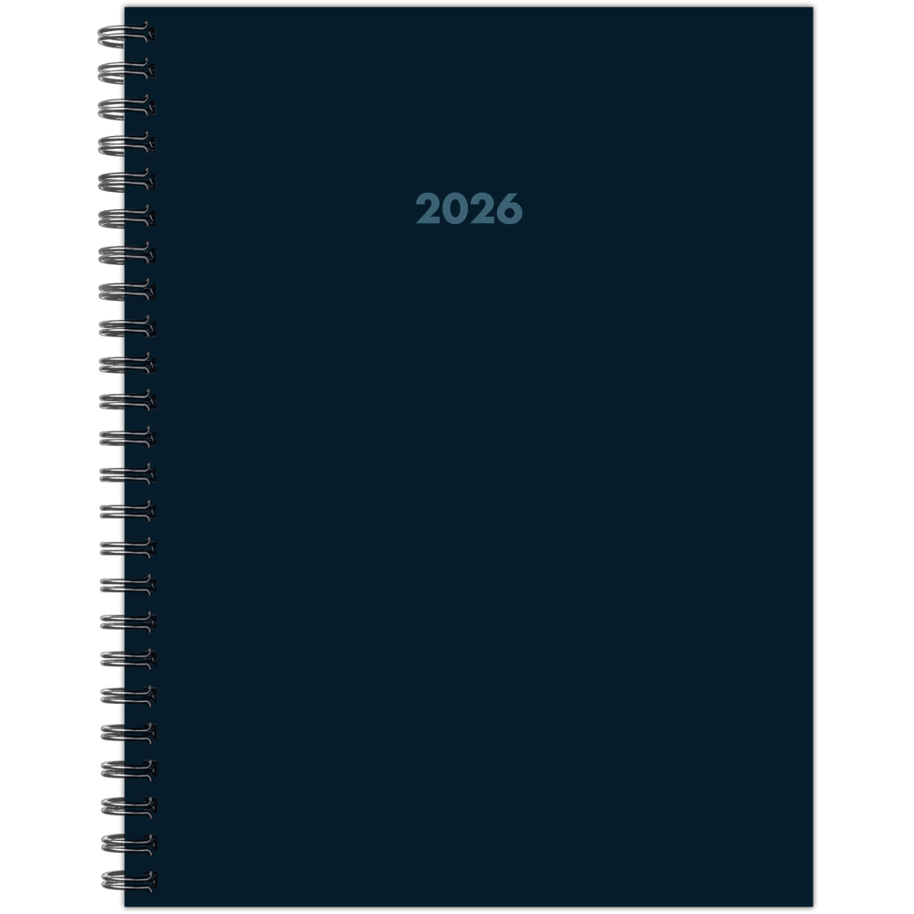 2026 Willow Creek Press Softcover Weekly/Monthly Planner, 6-1/2in x 8-1/2in, Basic Blue, January To December, 57834 MPN:57834