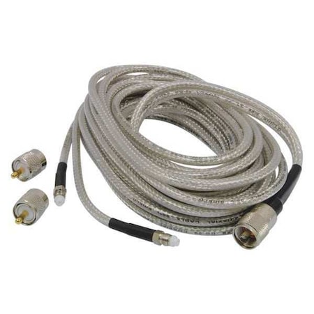 Coax Cable, FME Connector, Copper, 18 ft. L MPN:305818FME