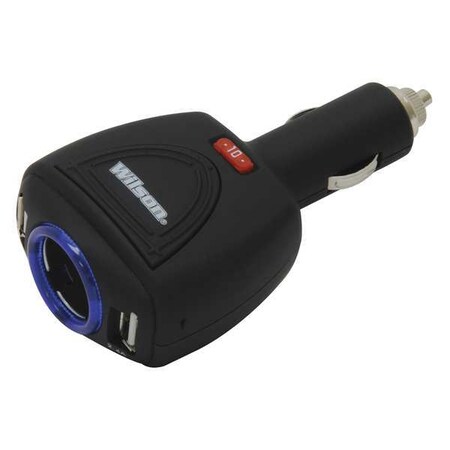USB Adapter, 2 Outlet, 13in.Wx8in.Dx5in.H MPN:3051224USBBL