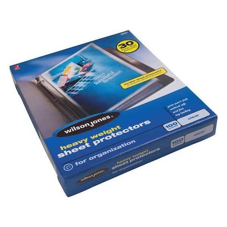 Sheet Protector, Heavy Weight, PK100 MPN:W21411