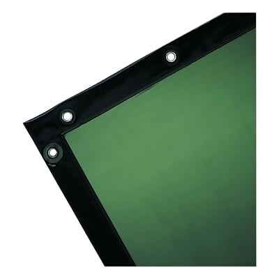 Wilson 6'H X 6'W GREEN14 Mil See-Thru Curtain MPN:36299