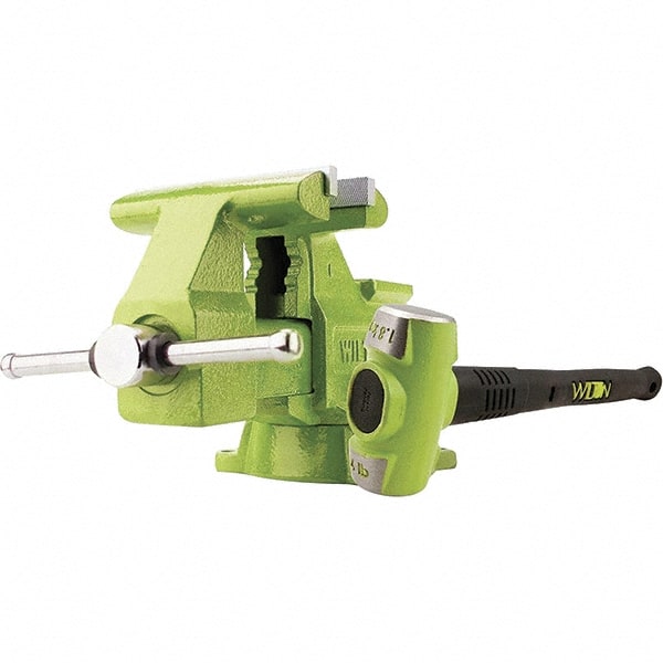 Bench & Pipe Combination Vise: 5-1/2
