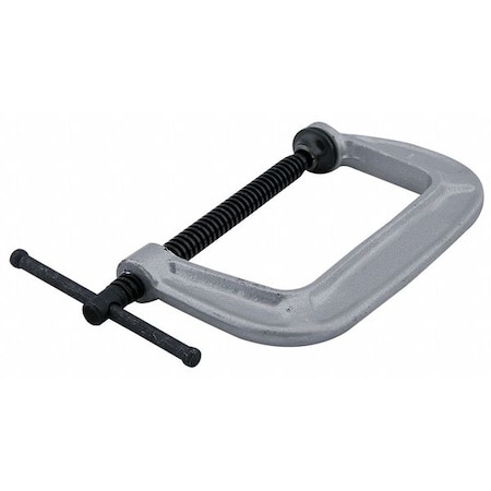 C-Clamp, Max Opening 6 in, Throat Depth 3 1/4 in, Clamping Pressure 1, 400 lb, Iron MPN:146C