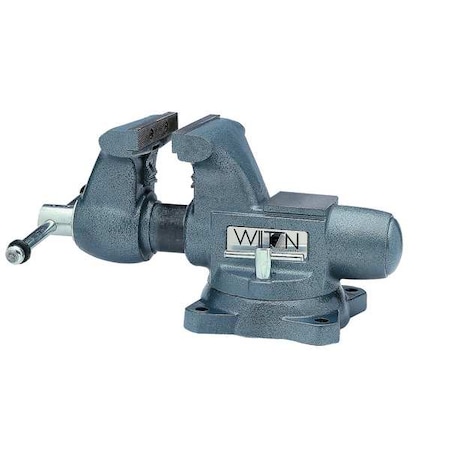 Combination Vise, Serrated Jaw, 8 5/8