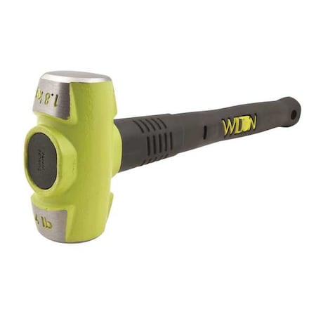 Sledge Hammer, 4 lb., 12 In, Rubber/Steel MPN:20412
