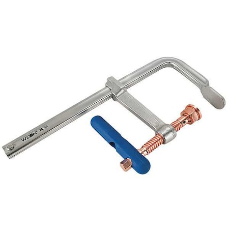 20 in Bar Clamp, Copper-Plated Steel Handle and 5 1/2 in Throat Depth MPN:2400S-20C