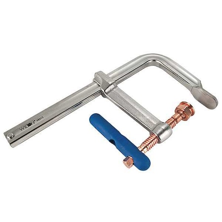 48 in Bar Clamp, Copper-Plated Steel Handle and 7 in Throat Depth MPN:4800S-48C