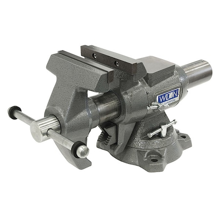 Combination Vise, Serrated Jaw, 9 7/16