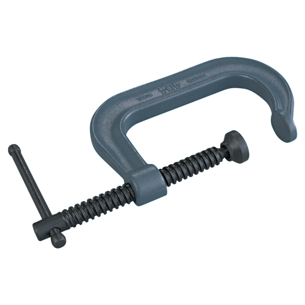 400 Series C-Clamp, Sliding Pin, 3-1/4 in Throat Depth MPN:825-14242