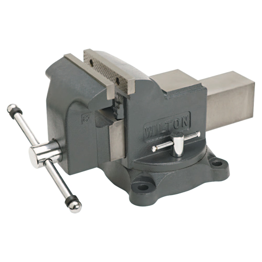 Shop Vise, 6 in Jaw, 3-1/2 in Throat, Swivel Base MPN:825-63302