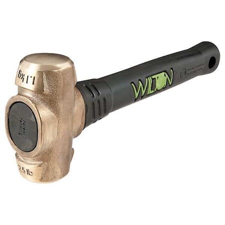 Sledge Hammer, 2-1/2 lb., 12, Rubber/Steel MPN:90212
