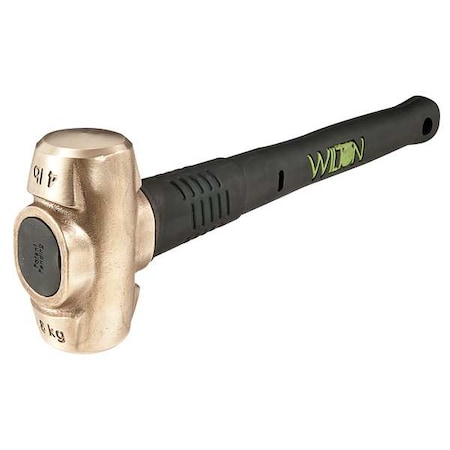 Sledge Hammer, 4 lb., 16 In, Rubber/Steel MPN:90416