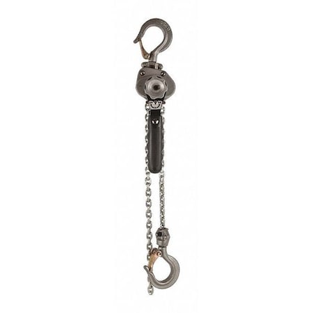 Compact Lever Hoist 10FT Chain 0.25 Ton, 500 lb. Load Capacity, 10 ft Hoist Lift MPN:JLH-25-10