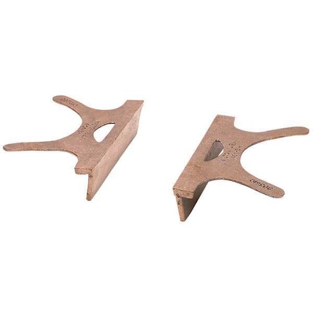 Replacement Vise Jaw, Copper, 3-1/2 in, Pr MPN:404-3.5