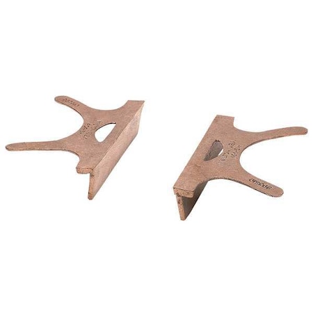 Replacement Vise Jaw, Copper, 5 in, PR MPN:404-5