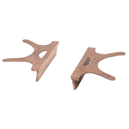 Vise Jaw, Copper, 5-1/2 in, Bench Vises, Pr MPN:404-5.5