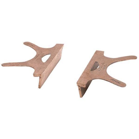 Replacement Vise Jaw, Copper, 6-1/2 in, Pr MPN:404-6.5