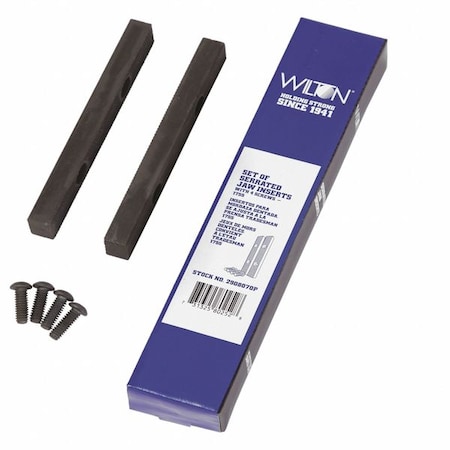 Serrated Vise Jaws, Steel, PK2 MPN:2908070P